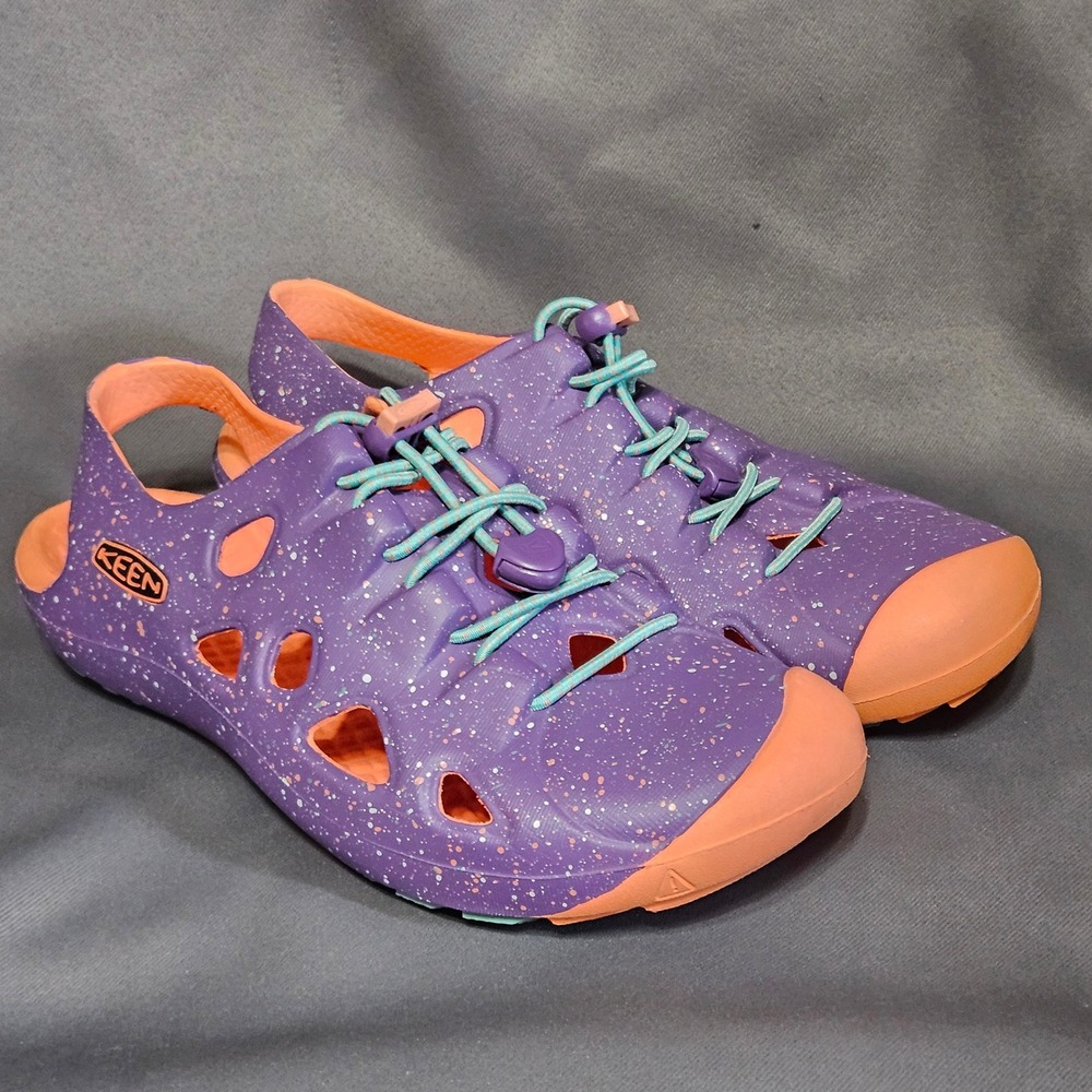 Keen Rio Kids Purple Orange Speckled EVA Water Sandals Shoes 1014529 Size 4 US